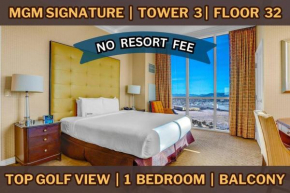 32nd Flr Penthouse @MGM Signature 1Bed, No Fee